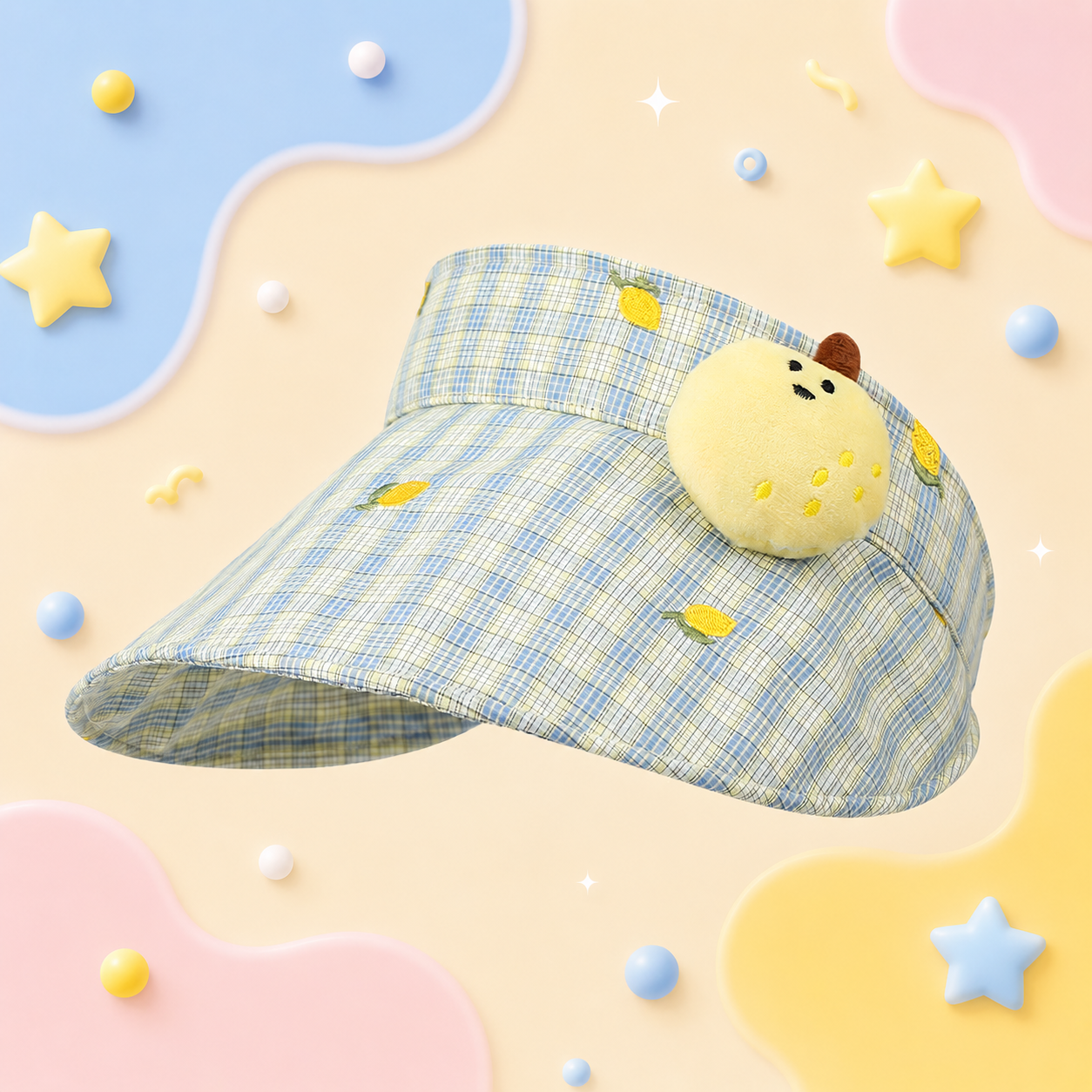 Lemon Flora Open Top Sun Hat