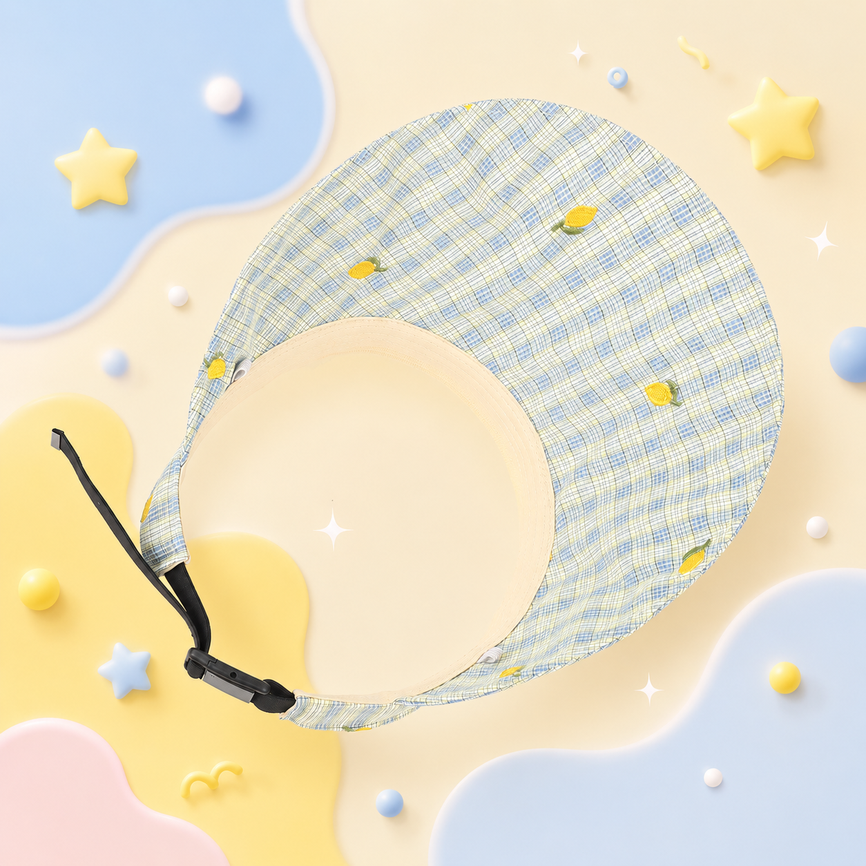 Lemon Flora Open Top Sun Hat