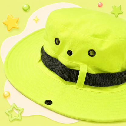 Lime Soda Wide Brim Sun Hat