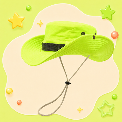 Lime Soda Wide Brim Sun Hat