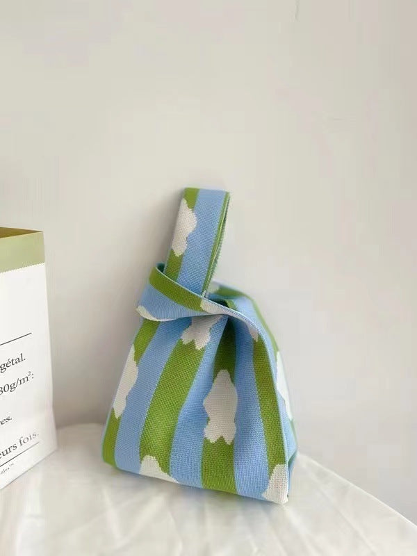 Meadow Knit Drawstring Bag