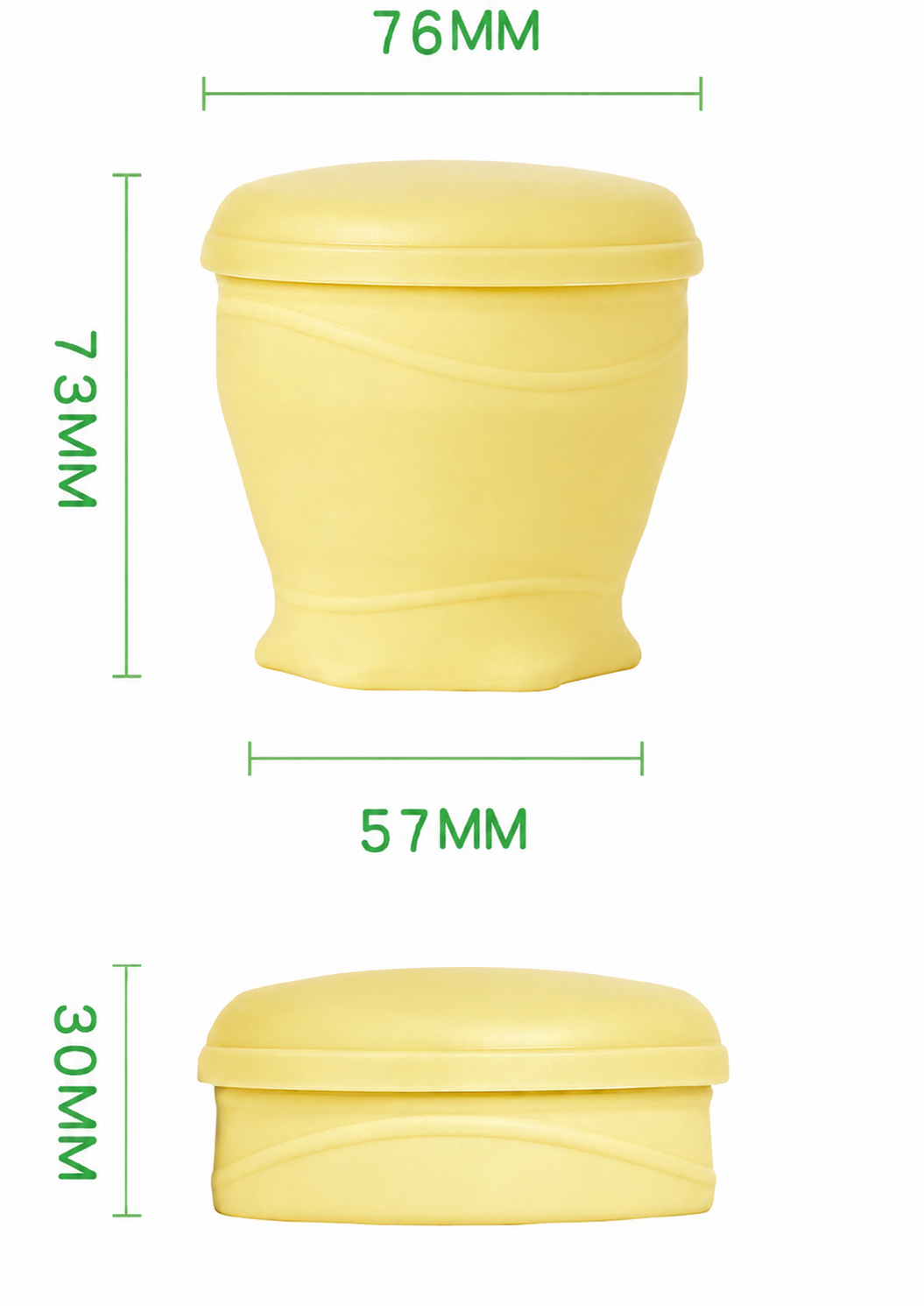 Vanilla Cream Collapsible Camping Cup