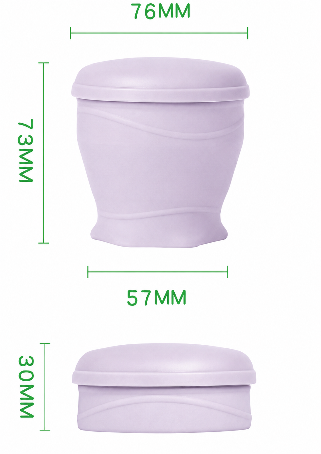 Lavender Collapsible Camping Cup