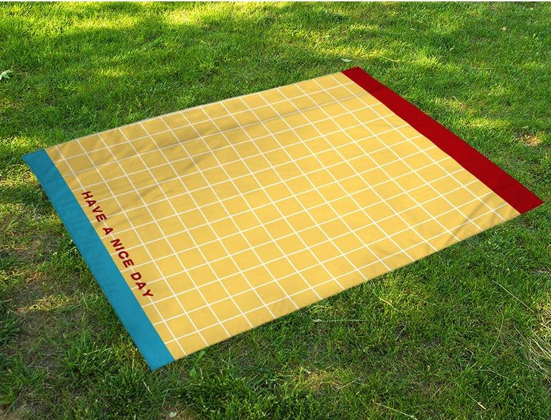 Butter Check Picnic Mat