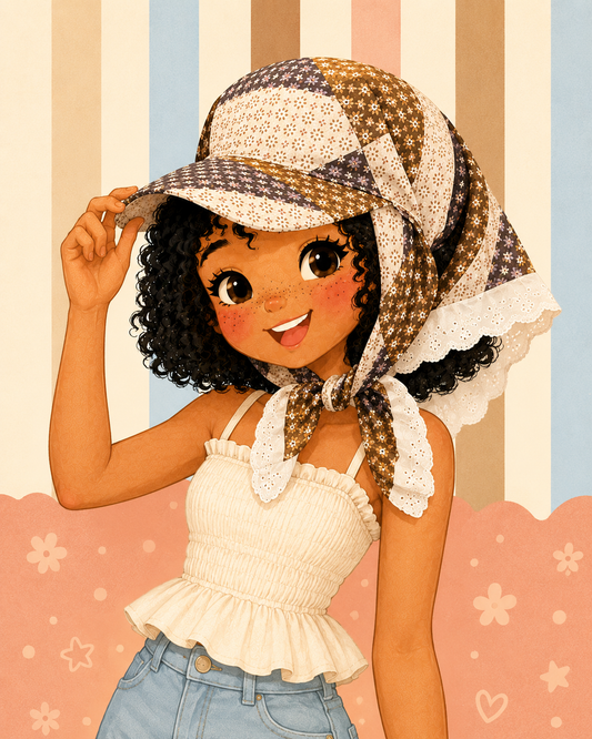 Cashew Wheat Bandana Cap