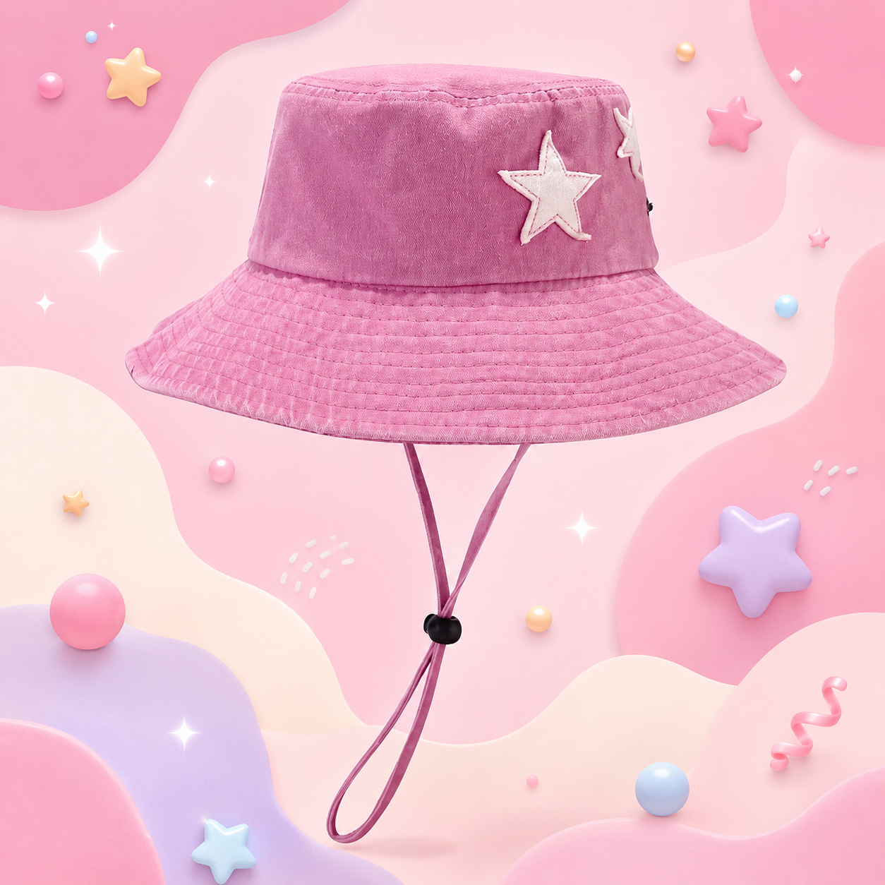 Marshmallow Puff Bucket Hat