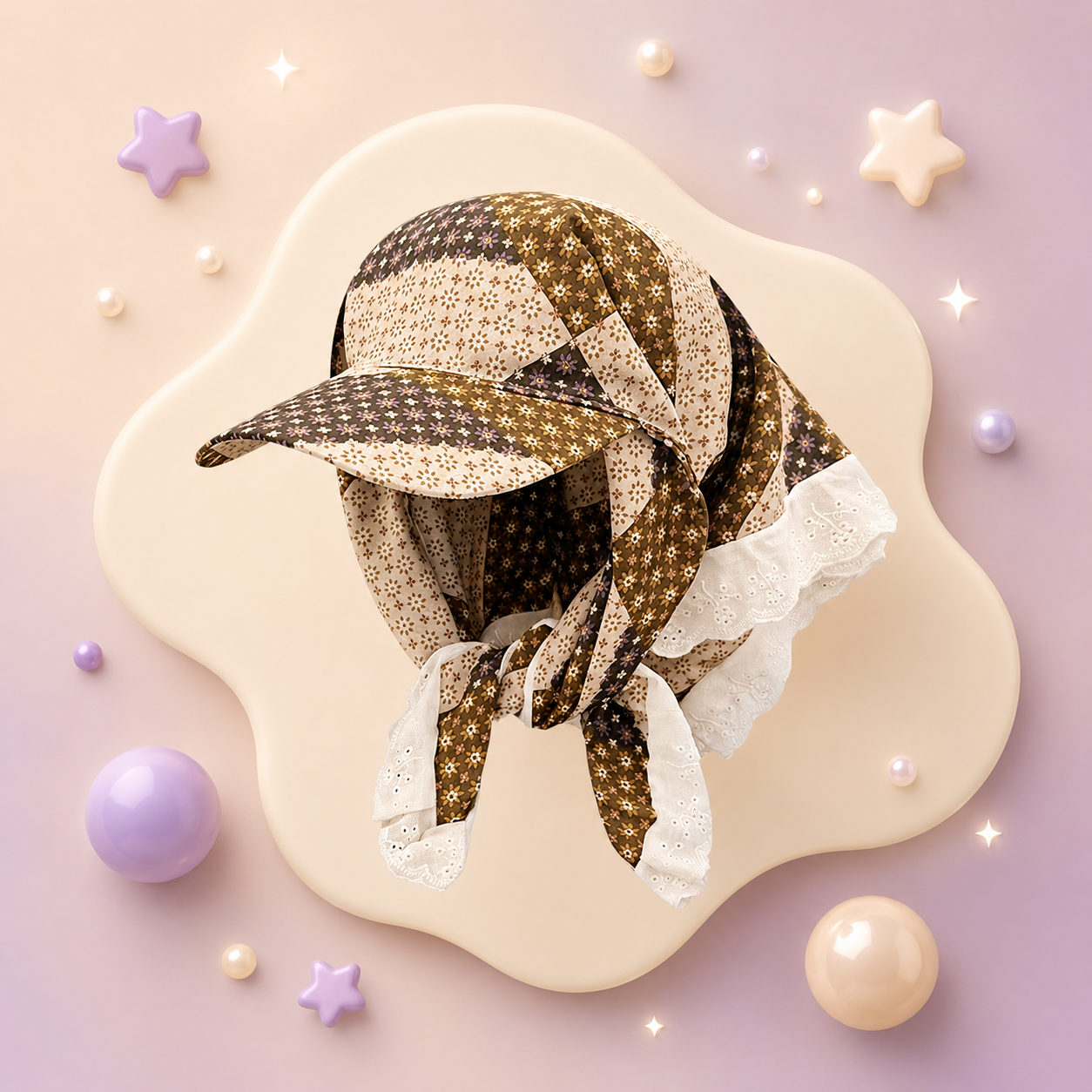 Cashew Wheat Bandana Cap