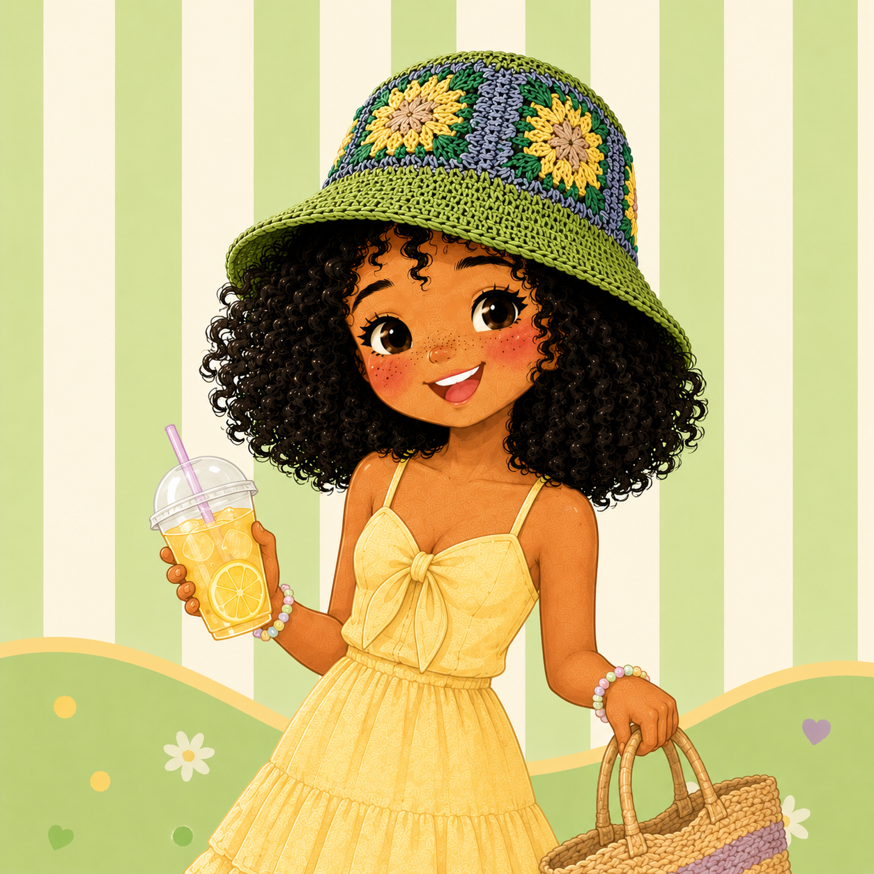 Sunflower Straw Hat
