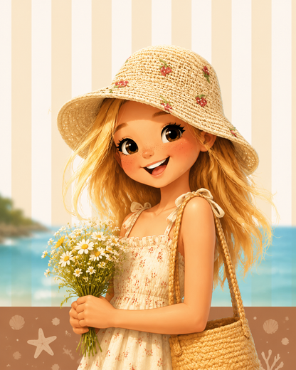 Strawberry Babe Straw Hat