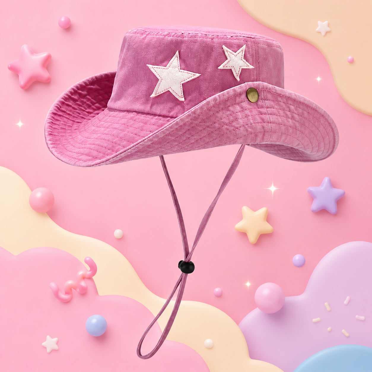 Marshmallow Puff Bucket Hat