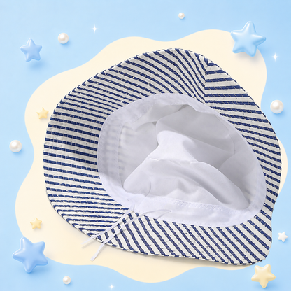 Blue Stripes Bucket Hat