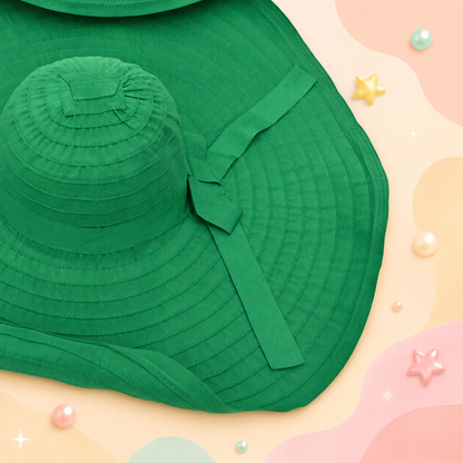 Vacation Mode Wide Brim Sun Hat