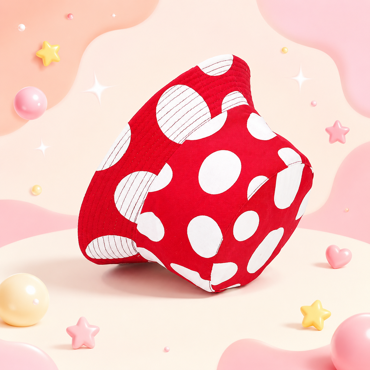 Dotty Mushroom Bucket Hat