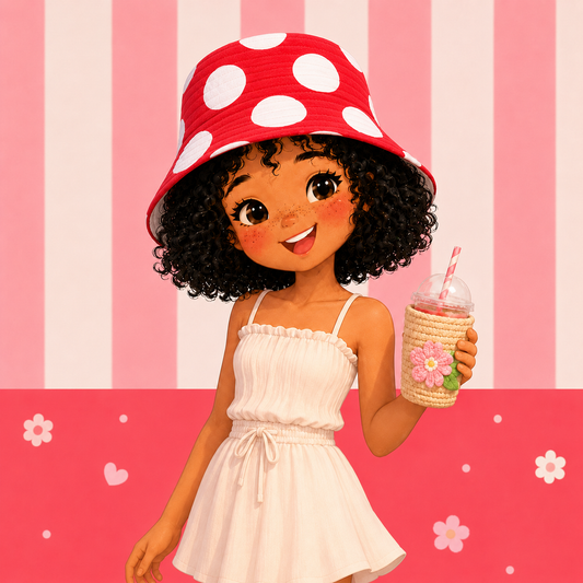 Dotty Mushroom Bucket Hat