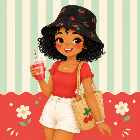 Little Cherry Bucket Hat