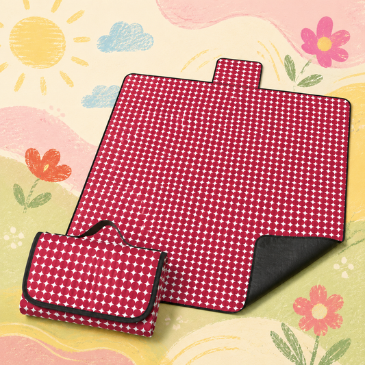 Little Red Dots Picnic Mat