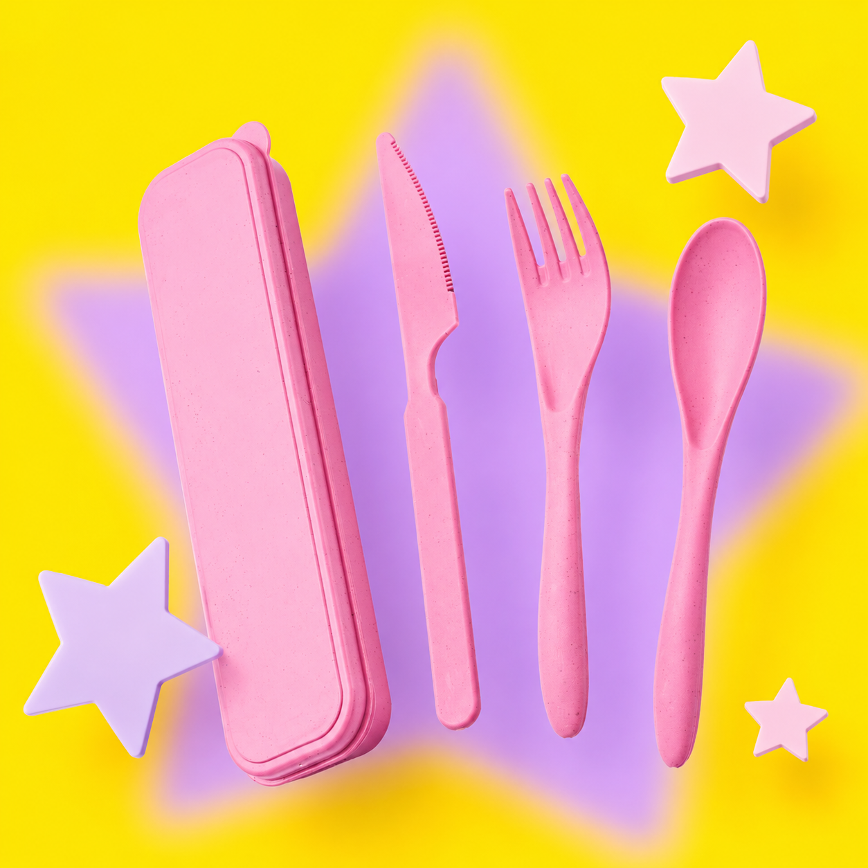 Strawberry Shake Camping Cutlery Set