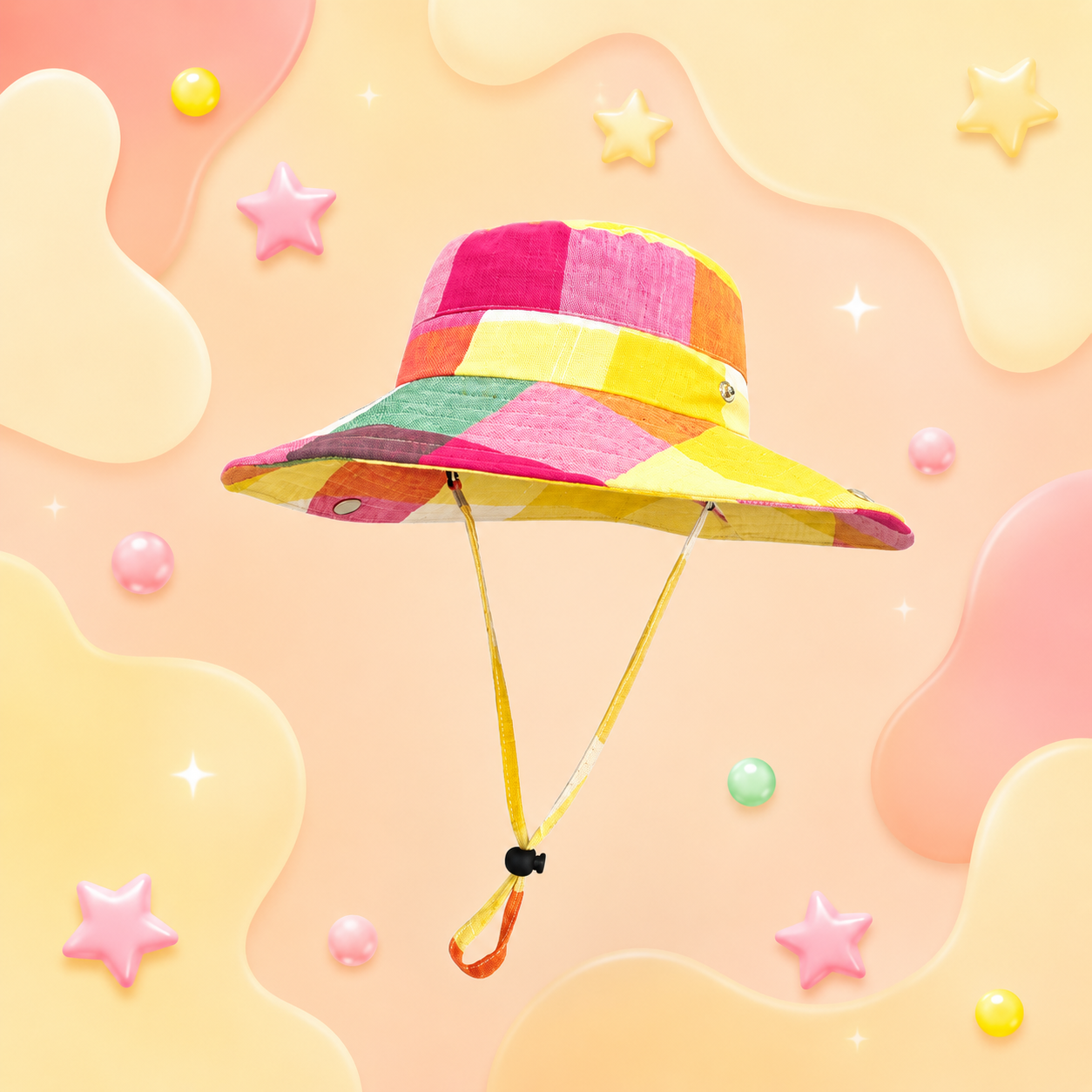 Sugar Sun Wide Brim Bucket Hat