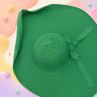 Vacation Mode Wide Brim Sun Hat