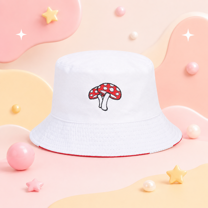 Dotty Mushroom Bucket Hat