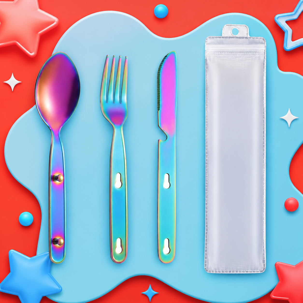 Aurora To-Go Camping Cutlery Set