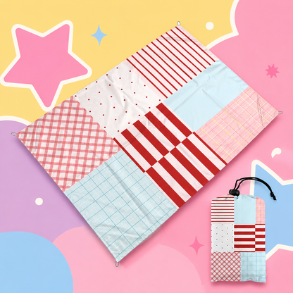 Color Stripe Picnic Mat