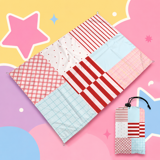 Color Stripe Picnic Mat