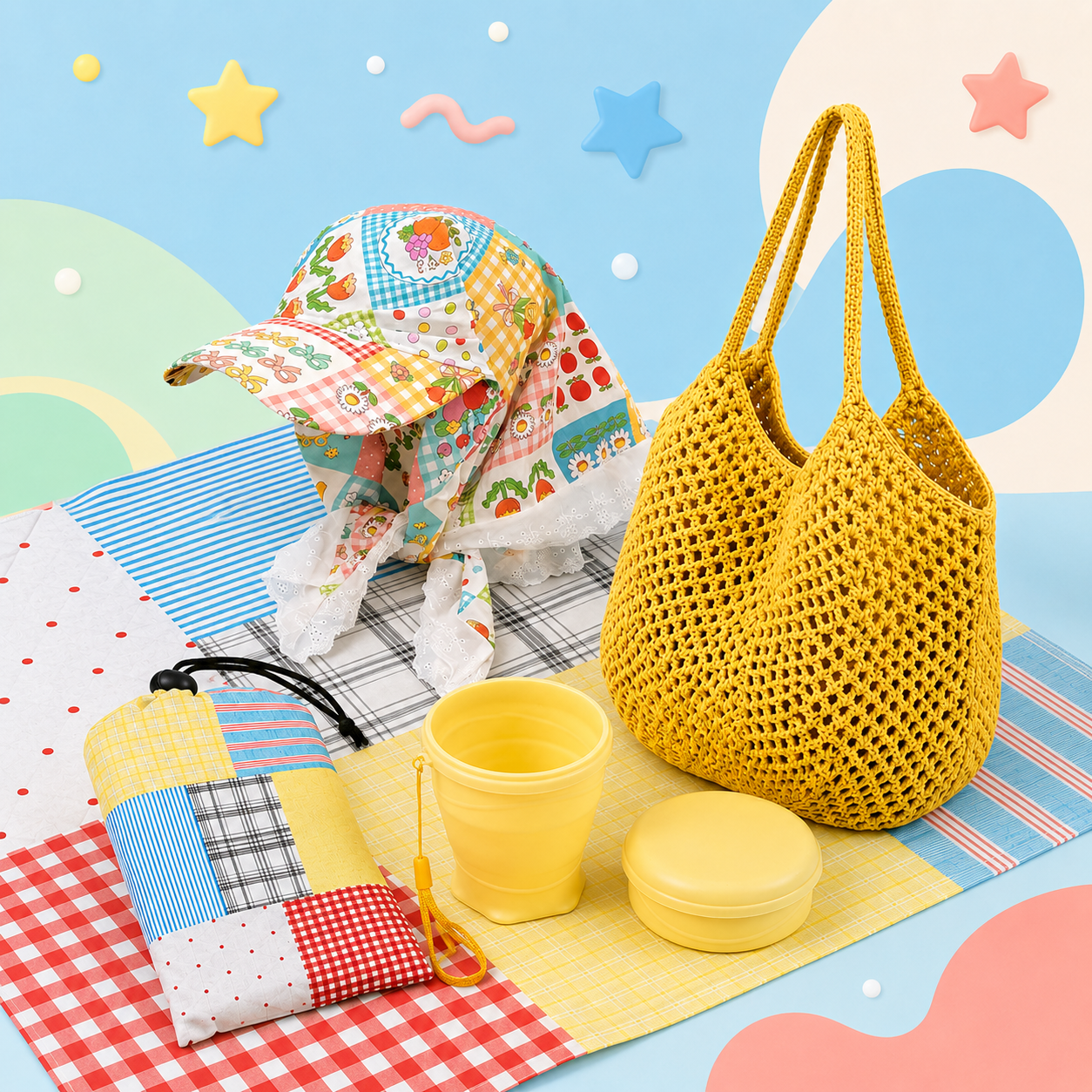 Lemon Meadow Picnic Set